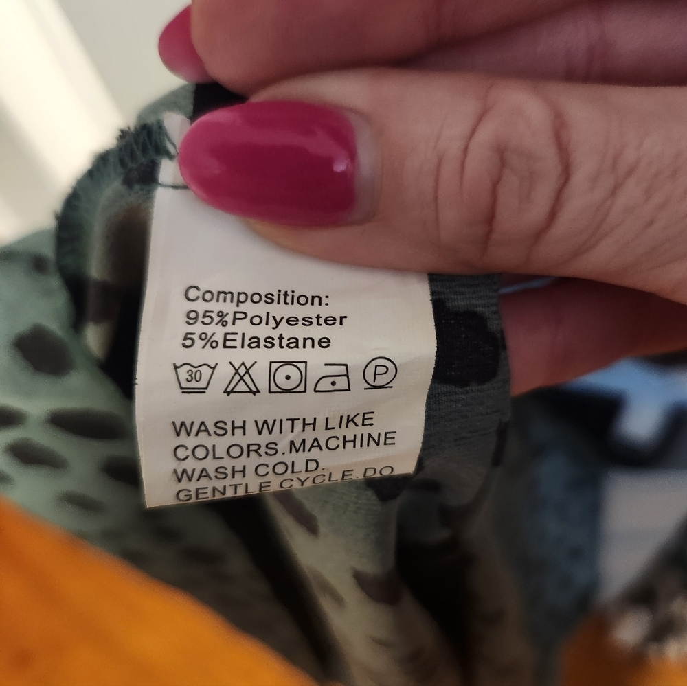 Black and Green Polka Dot Maxi Dress​ - Picture 3 of 3